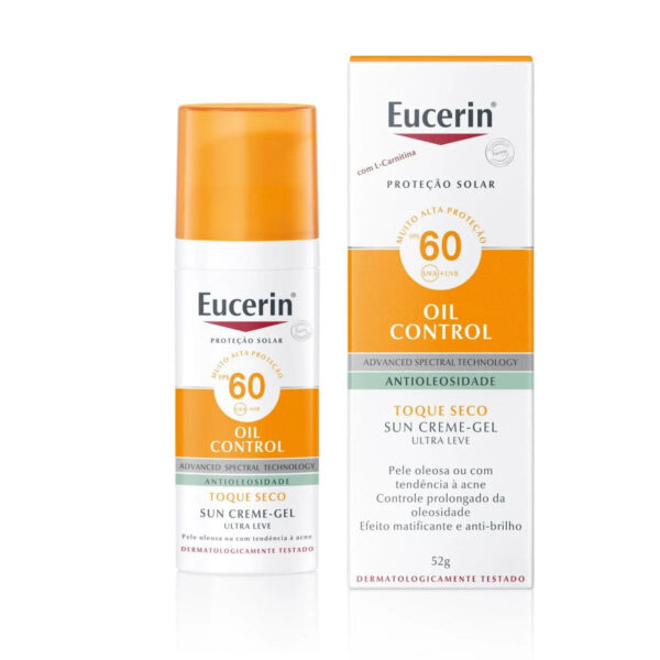 Eucerin Sun Oil Control Gel Creme Facial FPS 60 50ml